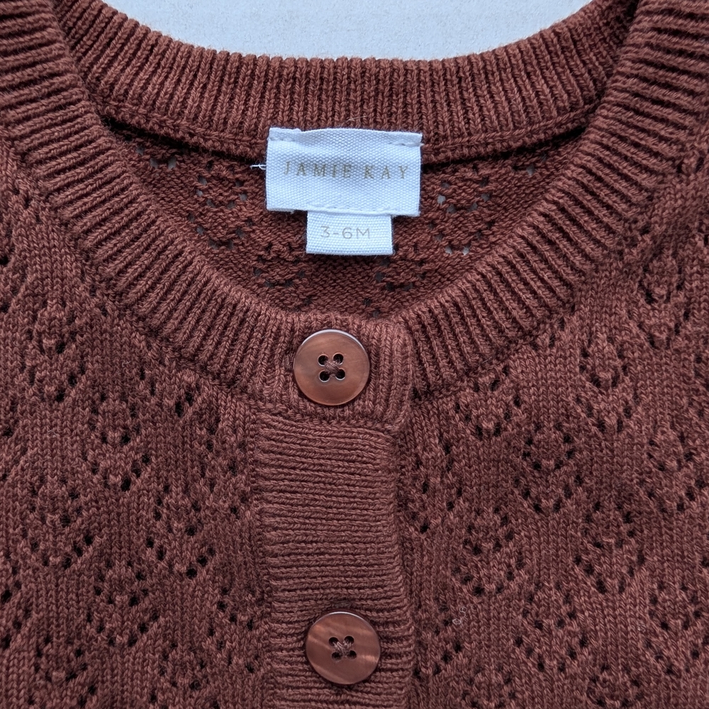 Jamie Kay Chocolate Knit Cardigan - Picture 3 of 4